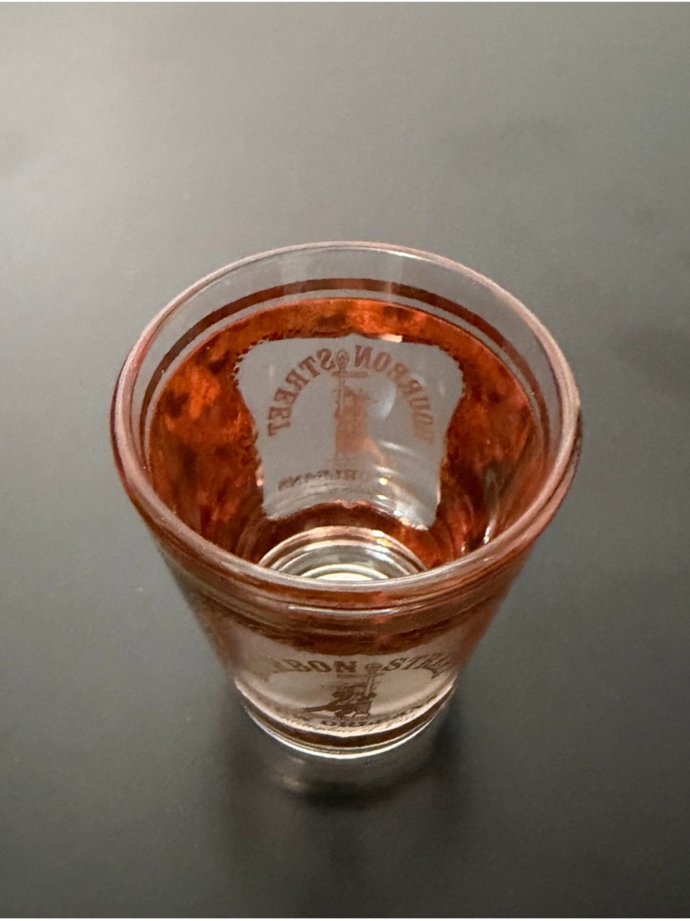 Bourbon Street New Orleans Gold Trim Shot Glass - Picture 4 of 7